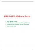 NRNP 6560 Final Exam (2 Versions, 200 Q & A, NRNP 6560 Midterm Exam (2 Versions, Latest, 200 Q & A), Latest-2023/2024) Walden University, NRNP 6560N, NRNP6560, NRNP-6560N