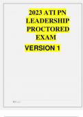 ATI PN & RN LEADERSHIP EXAMS QUESTIONS AN ANSWERS.ATI PN & RN LEADERSHIP 