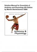 Solution Manual for Essentials of  Anatomy and Physiology 6th Edition  by Martini Bartholomew ISBN