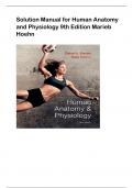 Solution Manual for Human Anatomy and Physiology 9th Edition Marieb Hoehn