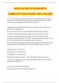 HESI Exit RN V3 EXAM WITH COMPLETE SOLUTIONS 100% SOLVED