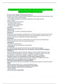 Jurisprudence Exam study guide Questions and Answers (2022/2023) (Verified Answers)