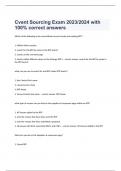 CVENT test exam 2023/2024 with 100% correct answers