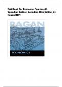 Test Bank for Economics Fourteenth  Canadian Edition Canadian 14th Edition by  Ragan ISB