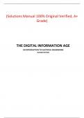 The Digital Information Age An Introduction to Electrical Engineering 2nd Edition By Roman Kuc (Solutions Manual All Chapters, 100% Original Verified, A+ Grade)