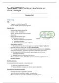 samenvatting practicum biochemie &biotechnologie 