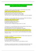 2023 Hesi Exit V5 |Nursing Midterm Exam Question  And Verified Answers (Graded+)