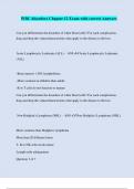 White Blood Cell Disorders Chapter 12 Exam 2024