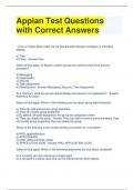 Appian Test Questions with Correct Answers