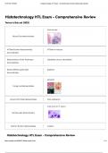 Histotechnology HTL Exam - Comprehensive Review (Tissue Differentiation, Staining, Procedures, Possible Errors, Instrumentation, Technical Skills, Immunos, T/F and Critical Thinking)