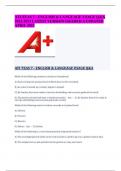 ATI TEAS 7 - ENGLISH & LANGUAGE USAGE Q&A  2022-2023 LATEST VERSION GRADED A UPDATE