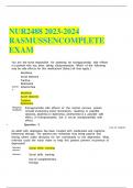 NUR2488 2023-2024 RASMUSSENCOMPLETE EXAM