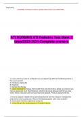 ATI NURSING ATI Pediatric Test Bank 2 latest2023-2024 Complete answers