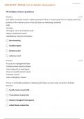 NURS 256 TEST  MODULES A, B, C & D Questions | Already graded A+