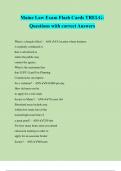 Maine Law Exam Flash Cards TRELG- Questions with correct Answers