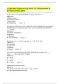 4A Power Engineering - Unit 12: Elements Of A Boiler System: Q&A