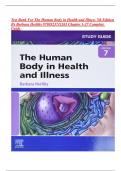 Test Bank For The Human Body in Health and Illness 7th Edition By Barbara Herlihy 9780323711265 Chapter 1-27