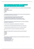 EMT-B MIDTERM CHAPTERS 1-23 COMPLETE SOLUTION QUESTIONS AND ANSWERS.