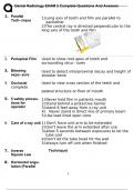 Dental Radiology EXAM 2 Complete Questions And Answers