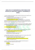 [NGN] 2023 ATI FUNDAMENTALS PROCTORED EXAM RETAKE (ALL QUESTIONS CORRECTLY ANSWERED)/A+ GRADE