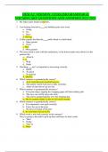 HESI A2 VERSION 3 ENGLISH GRAMMAR & VOCABULARY QUESTIONS AND ANSWERS