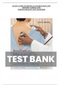 Bates’ Guide To Physical Examination and History Taking 13th Edition Bickley Test Bank & Rationals Chapters 1-27| Complete Guide A+