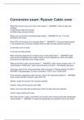 LATEST Conversion exam- Ryanair Cabin crew (A+ GRADED)