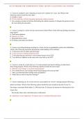 RN ATI PREDIDICTOR COMPREHENSIVE  FORM A REVIEW 156 QUESTIONS AND ANSWERS