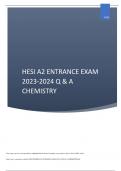 HESI CHEMISTRY 2024