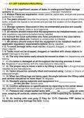 U1 UST Installation/Retrofitting 1. 1. One of the significant causes of leaks in underground liquid storage systems is ____________ ________________: Improper Installation 2. 2. Written Plans are required to: obtain permits, solicit bids, and provide prec