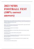 2023 NFHS FOOTBALL TEST