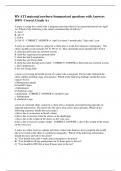 RN ATI maternal newborn Summarized questions with Answers 100% Correct Grade A+