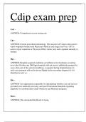 CDIP EXAM PREP