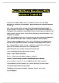 Theo 204 Exam Questions With Answers Graded A+