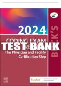 Test Bank For Buck's Coding Exam Review 20241st Edition All Chapters - 9780443113253