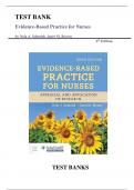 Test Bank For Evidence-Based Practice for Nurses: Appraisal and Application of Research 6th Edition by Nola A. Schmidt, Janet M. Brown||ISBN NO:10,1284296539||ISBN NO:13,978-1284296532||All Chapters||Complete Guide A+