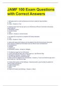 JAMF 100 Exam Questions with Correct Answers 