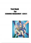 ECO121 TEST BANK 2024