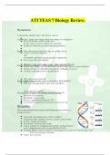 ATI TEAS 7 Biology Review.