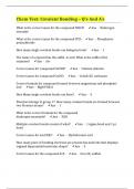 Chem Test: Covalent Bonding – Q’s And A’s