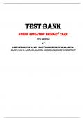 Burns' Pediatric Primary Care  7th Edition Test Bank By Dawn Lee Garzon Maaks, Nancy Barber Starr, Margaret A. Brady, Nan M. Gaylord, Martha Driessnack, Karen Duderstadt  | Chapter 1 – 46, Latest - 2023/2024|