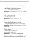 HESI EXIT V4 NEW QUESTIONS AND ANSWERS