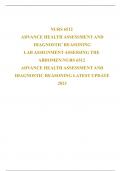 NURS 6512 ADVANCE HEALTH ASSESSMENT AND DIAGNOSTIC REASONING LAB ASSIGNMENT ASSESSING THE ABDOMEN/NURS 6512 ADVANCE HEALTH ASSESSMENT AND DIAGNOSTIC REASONING LATEST UPDATE 2023