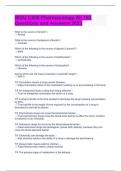 WGU C806 Pharmacology All 183 Questions and Answers 2023.