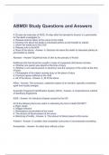 ABMDI Study Questions and Answers-Graded A