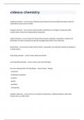 cidesco chemistry Question and answers rated A+ 2023/2024