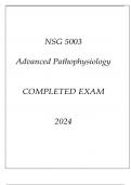 NSG 5003 ADVANCED PATHOPHYSIOLOGY COMPLETED EXAM 2024