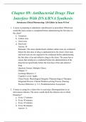 Chapter 09: Antibacterial Drugs That Interfere With DNA/RNA Synthesis  Introductory Clinical Pharmacology 12th Edition by Susan M Ford