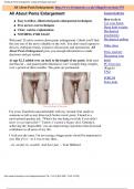 Penis enlargement manual study guide 