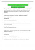 Biochemistry II Exam 1 Questions And Answers  2023-2024 A+ Review Solution